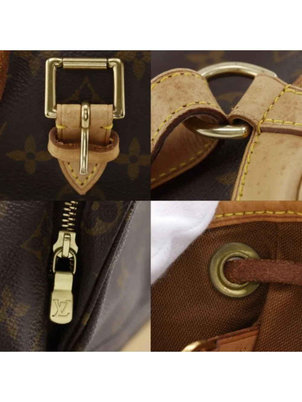 Louis Vuitton Montsouris MM Monogram Canvas Brown Backpack